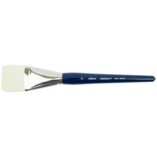 Silver Brush Bristlon® Size 20 Synthetic Short Handle Bright Paint Brush